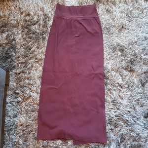 american apparel High waisted maroon pencil skirt